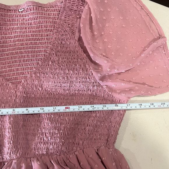 Elegant Pink Maxi Dress - Picture 9 of 11